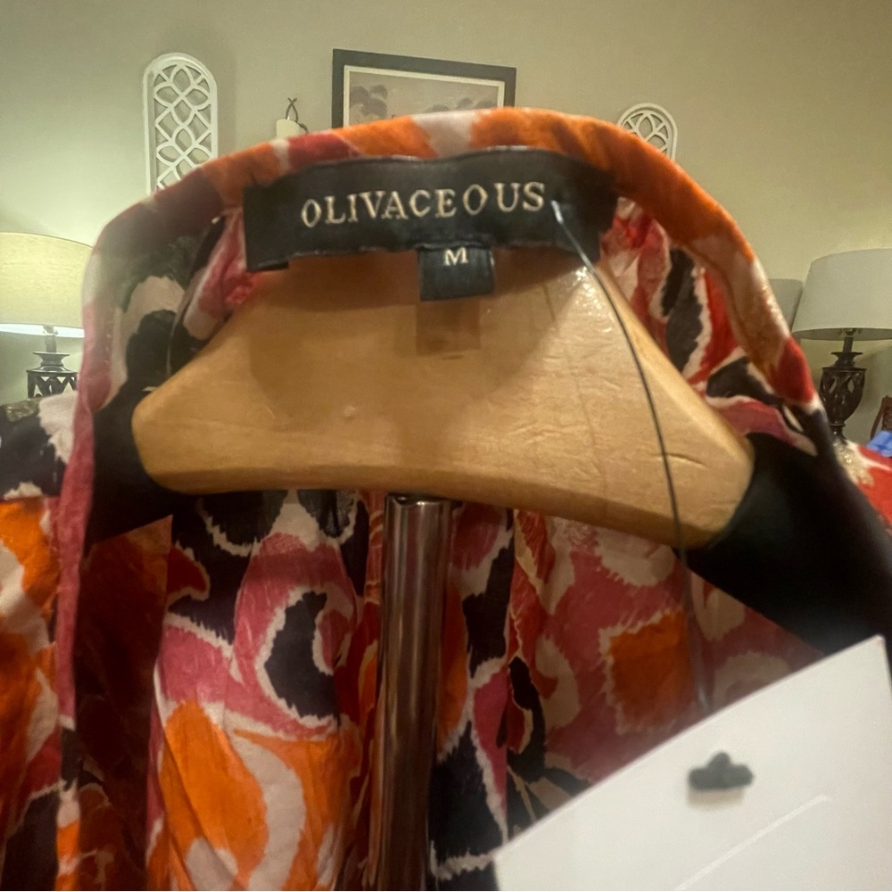 OLIVACEOUS Heidy Vibrant Multicolor Women's Top - Picture 7 of 7